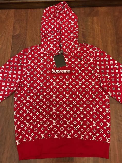 supreme hoodie louis vuitton box logo|Louis Vuitton supreme hoodie cheap.